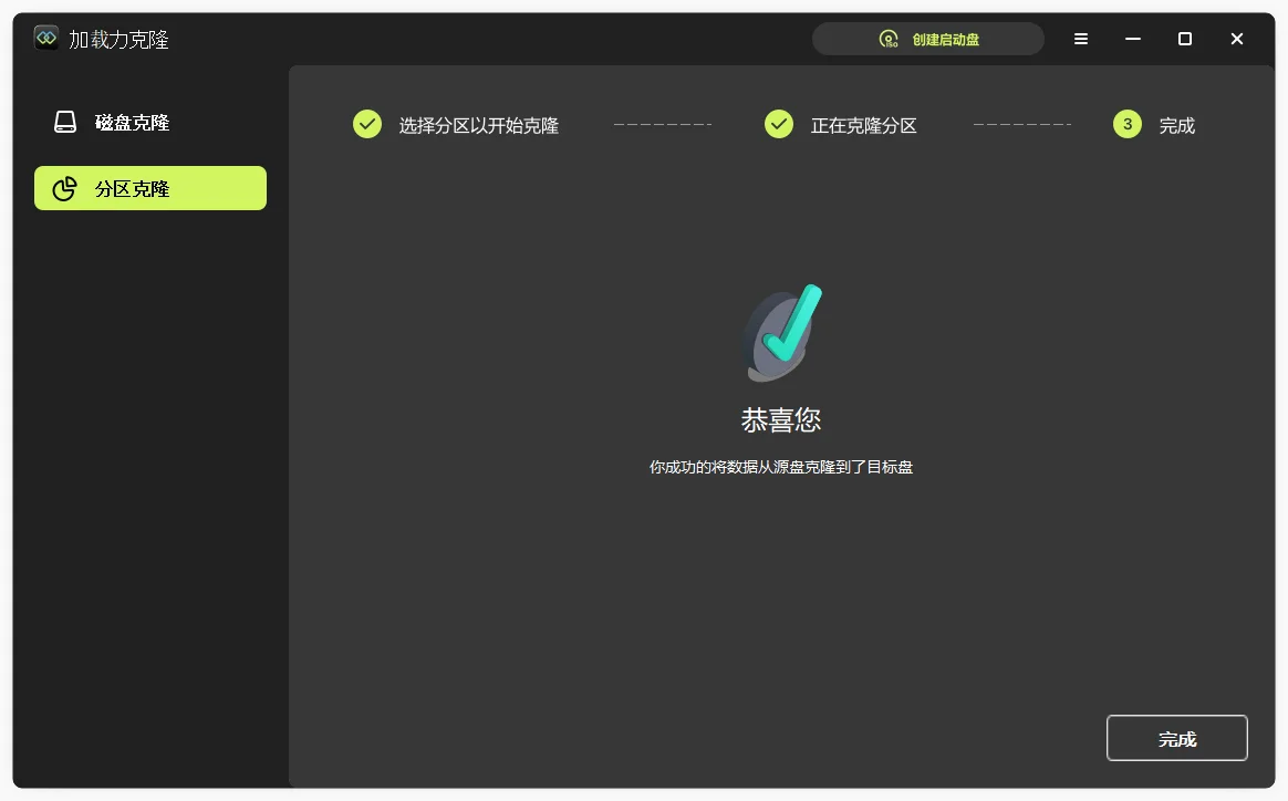 分区克隆